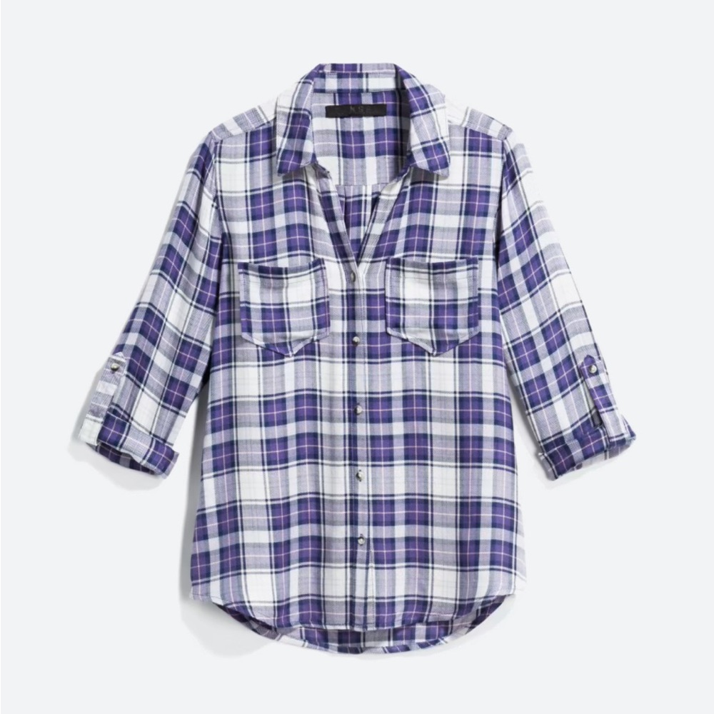 Tinsel Hattie Two Pocket Button Down Top size xs